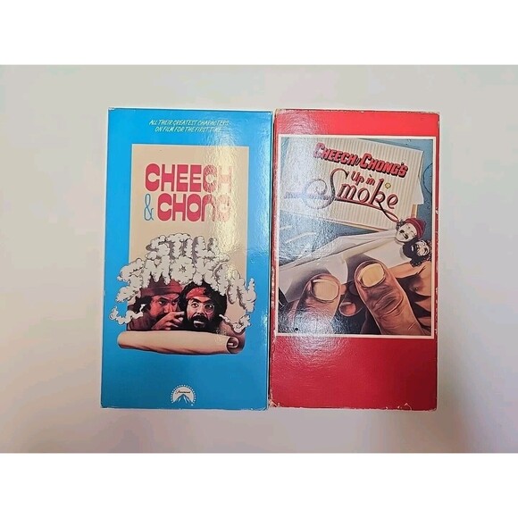Cheech & Chong Up In Smoke Still Smokin VHS Tape Lot Comedy Movies - Picture 1 of 8